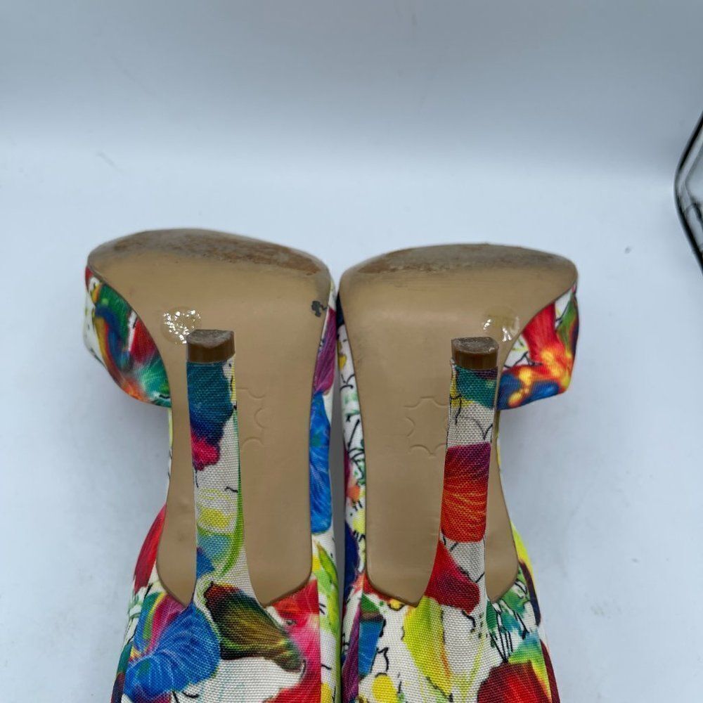 Jessica Simpson Floral Spring Summer Heel 7 - Picture 8 of 11